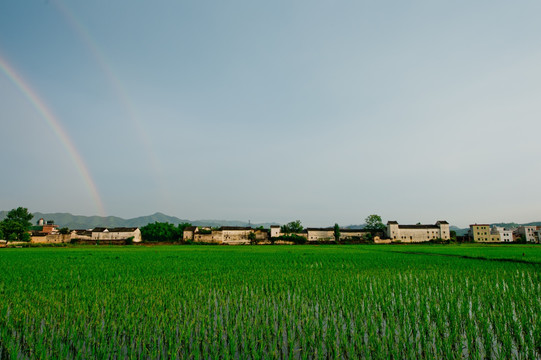 林寨古村 雨后彩虹