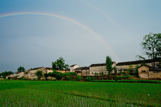 林寨古村 雨后彩虹