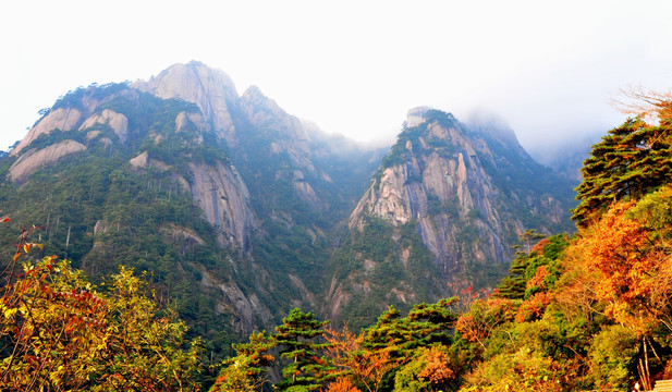 黄山风光 云雾 风雨黄山 云海