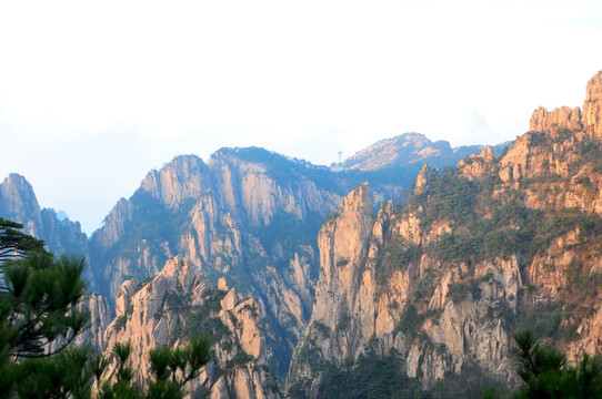 黄山风光 云雾 风雨黄山 云海