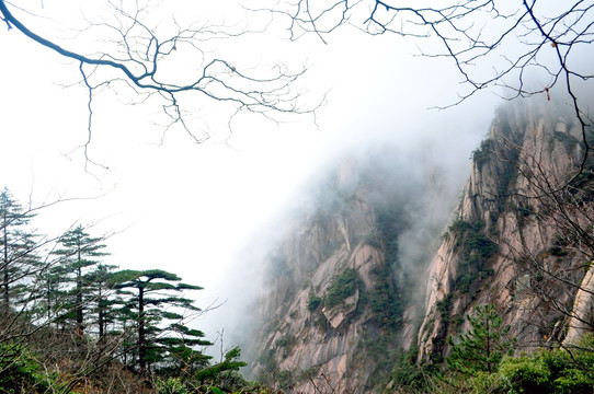 黄山风光 云雾 风雨黄山 云海