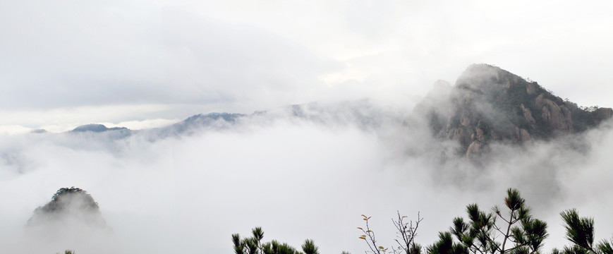 黄山 云雾 风雨黄山 云海