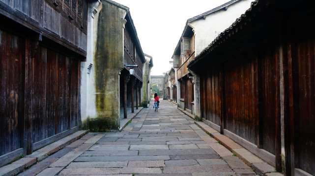 早安西栅 清晨街景