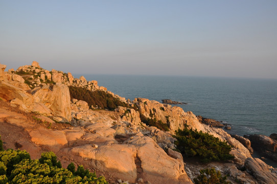 海边奇石景