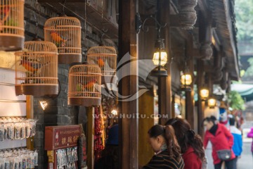 成都宽窄巷子旅游滩点