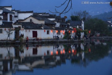 宏村夜景