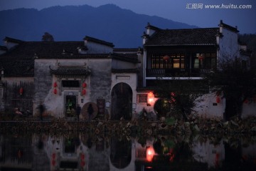 宏村夜景