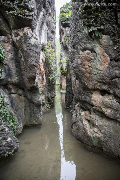 黄果树天星桥景区 一线天