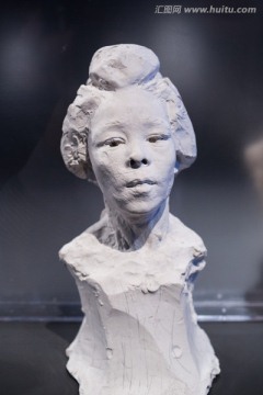 罗丹雕塑 日本演员花子