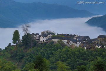 安徽 休宁县 高山古村落 木梨