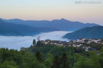 安徽 休宁县 高山古村落 木梨