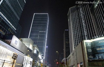 成都春熙路夜景