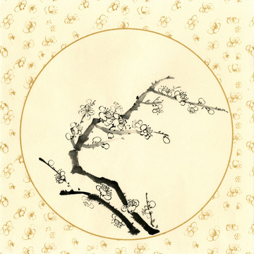 插畫(huà)梅花