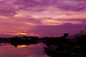 晚霞 夕阳