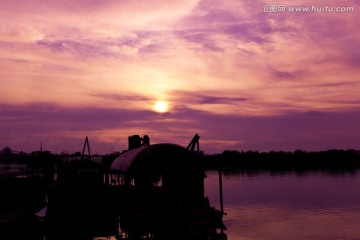 晚霞 夕阳