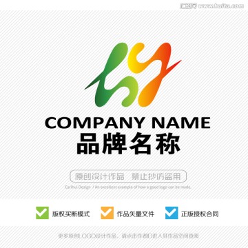 标志 hy字母LOGO 商标