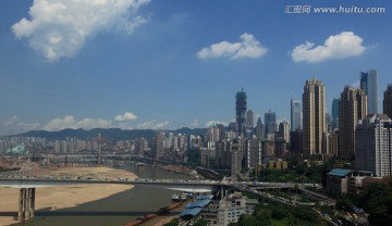 重庆渝中半岛和黄花园大桥