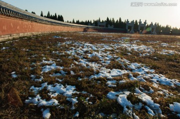 初冬头场雪 天坛圜丘