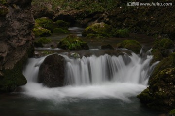 流水瀑布