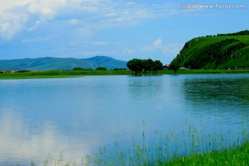 夏季的大兴安岭根河湿地