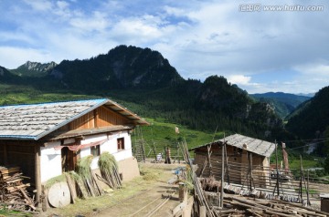 藏式民居 民房 扎尕那风光