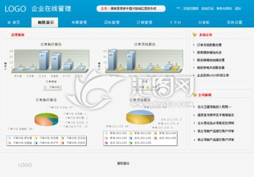 管理后臺界面