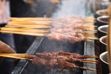 烧烤 烤牛羊肉串