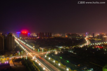 城市建设 许昌市东区 夜景