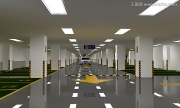 地下停車場效果圖（未分層）