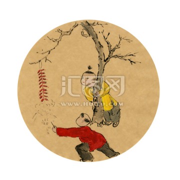 放鞭炮 玩耍 過新年