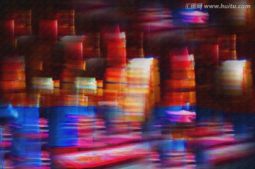 抽象油畫
