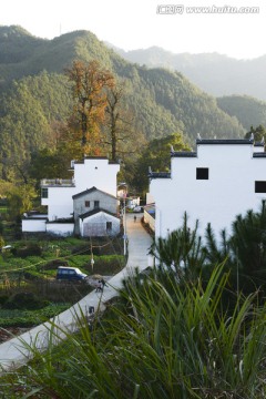 江西婺源石城 乡村秋色 田园风