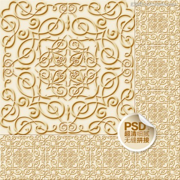 吊頂設(shè)計(jì) 浮雕背景