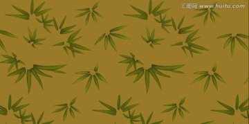 原創(chuàng)手繪竹葉