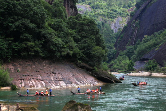 福建武夷山水风光