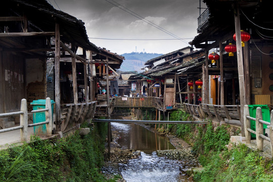 福建武夷山下梅古村