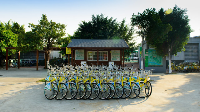 公共自行车驿站