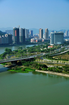 现代化的中国城市新貌