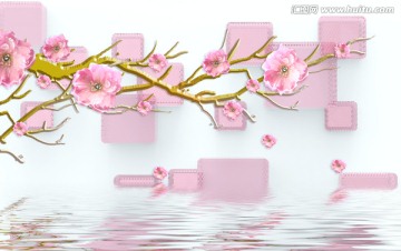 新款浮雕冰晶畫 壁畫