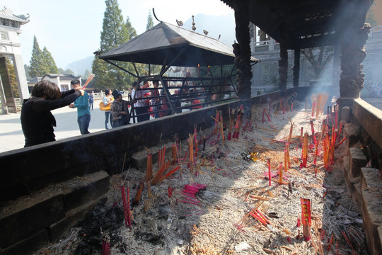 安徽九华山风光