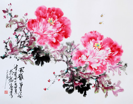 原創(chuàng)寫(xiě)意牡丹