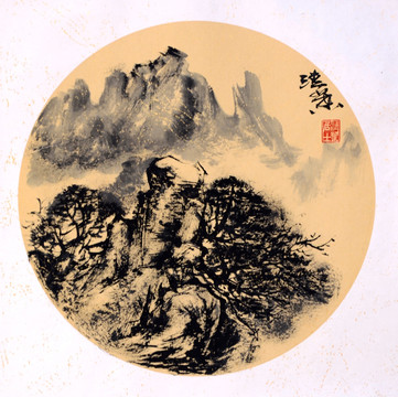 原創(chuàng)寫意山水