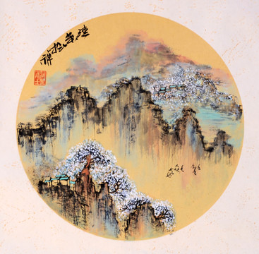 原創(chuàng)寫意山水