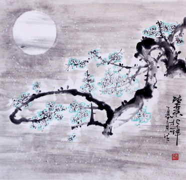 原創(chuàng)寫意梅花