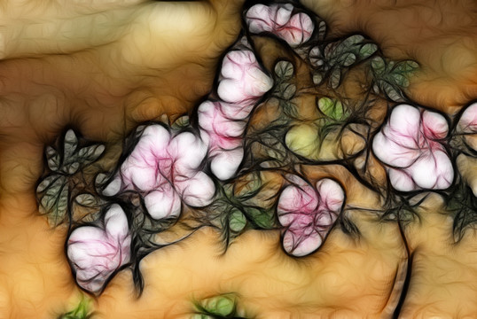 裝飾畫 花