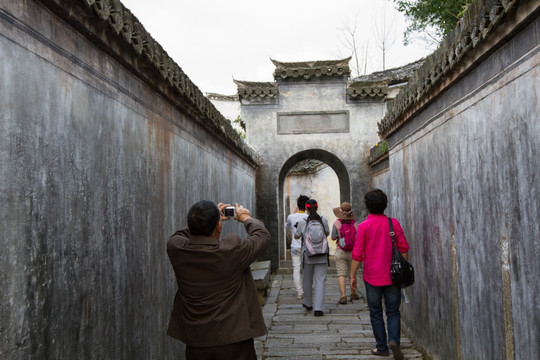 安徽黄山市呈坎古村