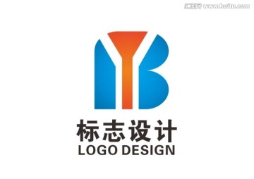 B字母logo设计