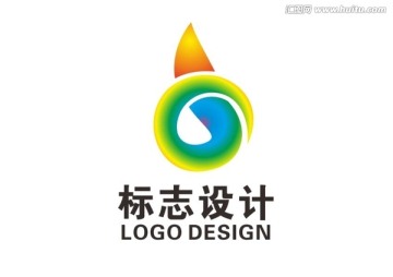 D字母logo设计