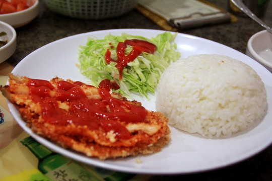 鸡排饭 套餐