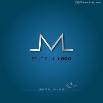 字母M標志 M